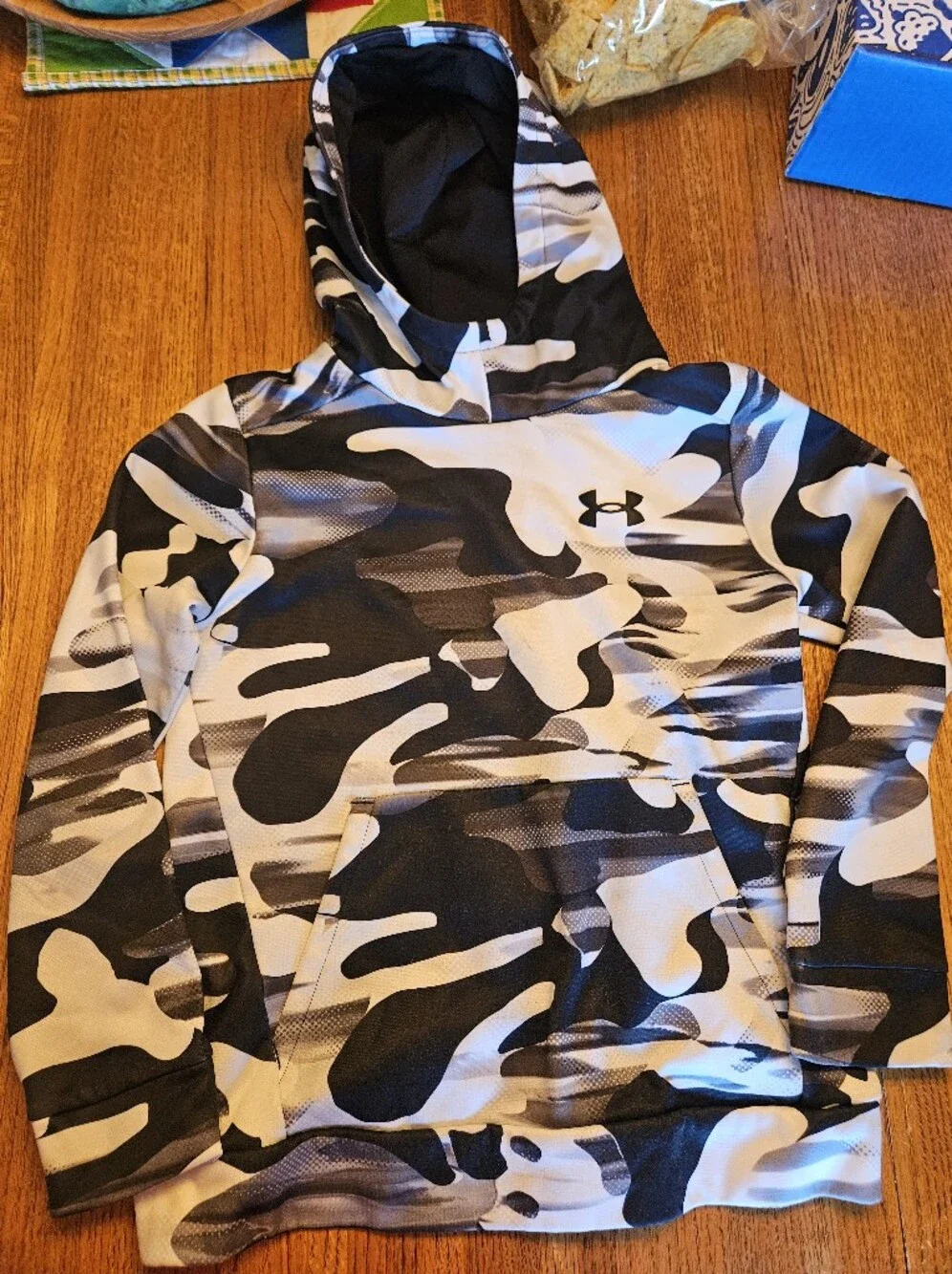 Under Armour Black & White Camo Hoodie